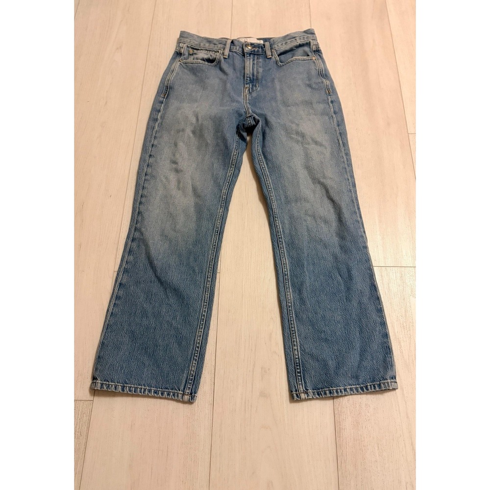AYR The Empire Jeans Aquarius Wash Cropped Straight Leg Sz‎ 27